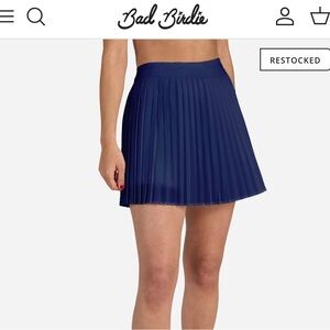 Bad Birdie Navy Mini Skirt